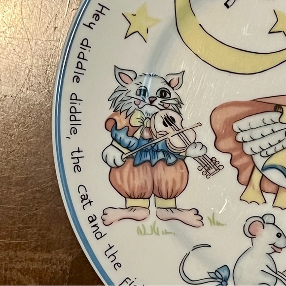 Vintage Muirfield Nursery Rhymes Plate – Fine Japanese Porcelain - Picture 3 of 9